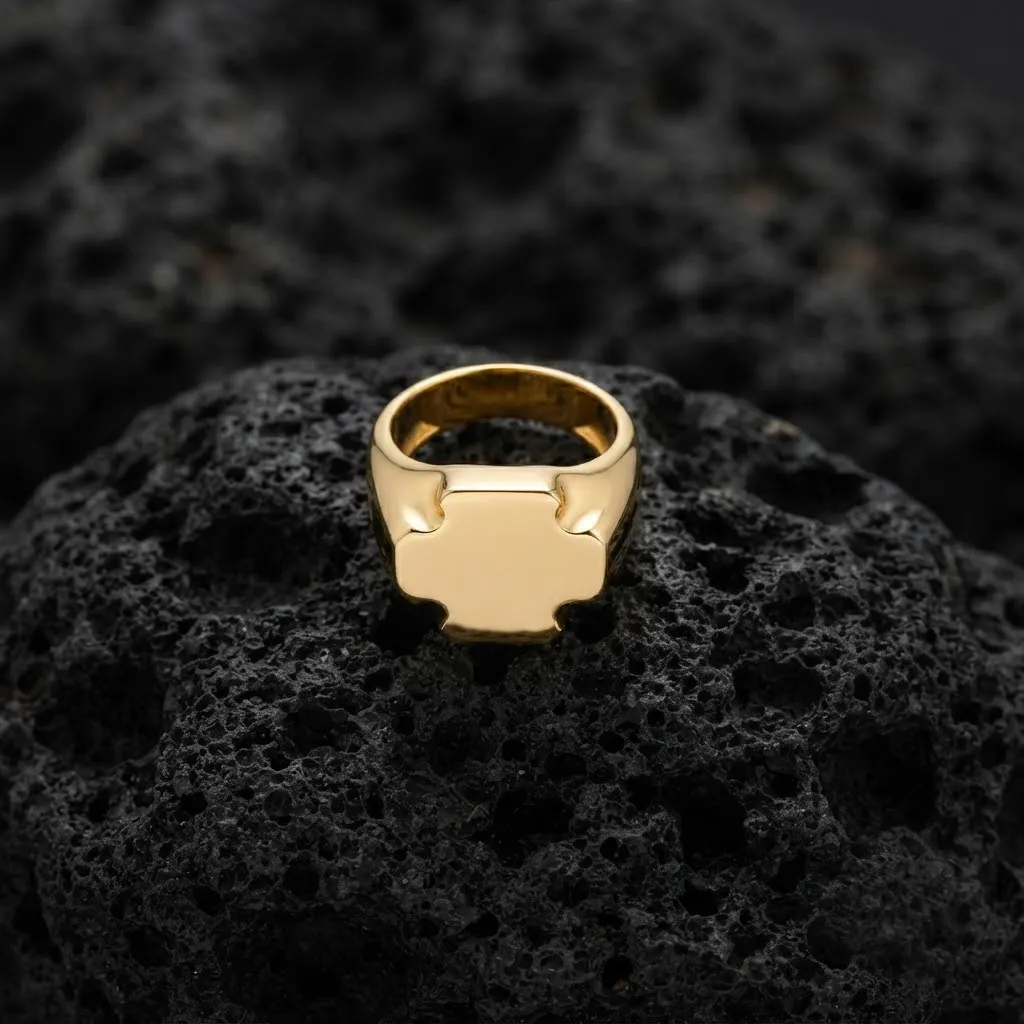 Jewelry Signet Ring v21 L Size 3D print model 3D Print Model .c4d .max .obj .3ds .fbx .stl .blend