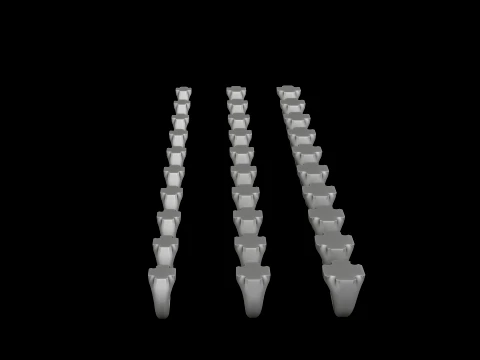 Jewelry Signet Ring v21 S M L Sizes Pack 3D Print Model