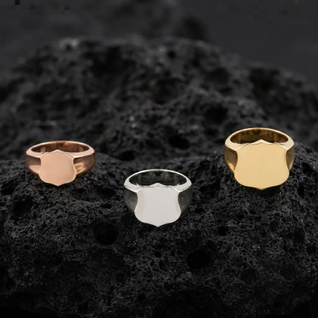 Paquete de tamaños de anillo de sello de joyería v22 S M L Modelo de impresión 3D .c4d .max .obj .3ds .fbx .stl .blend