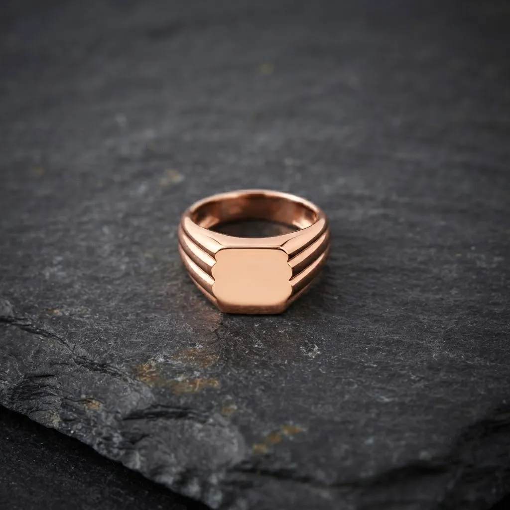 Jewelry Signet Ring v23 S Size 3D print model 3D Print Model .c4d .max .obj .3ds .fbx .stl .blend 