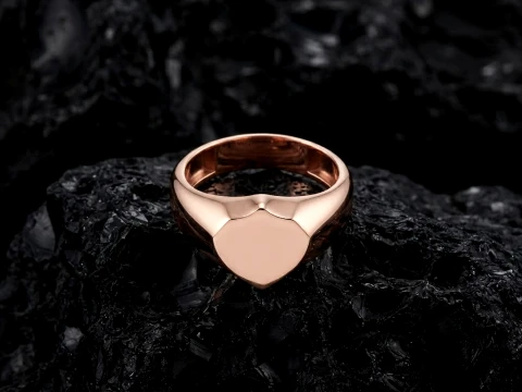 Schmuck Siegelring v25 S Größe 3D-Druckmodell 3D Druckmodell