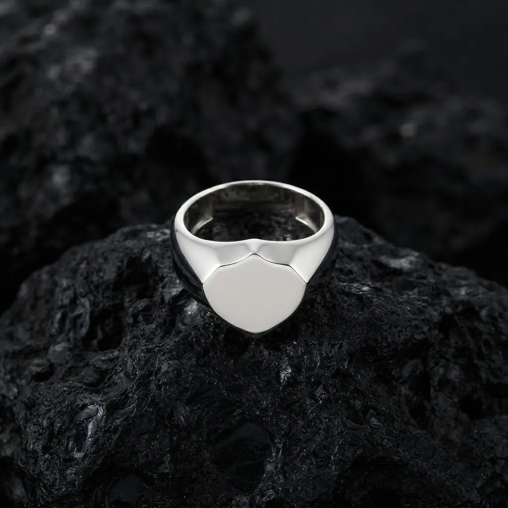 Anello con sigillo per gioielli v25 Modello di stampa 3D taglia M Modello di stampa 3D .c4d .max .obj .3ds .fbx .stl .blend 