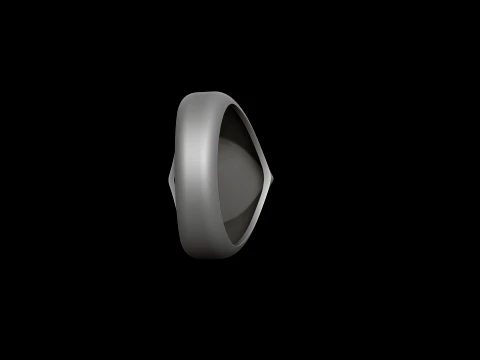 Anello con sigillo per gioielli v25 Modello di stampa 3D taglia M Modello di stampa 3D