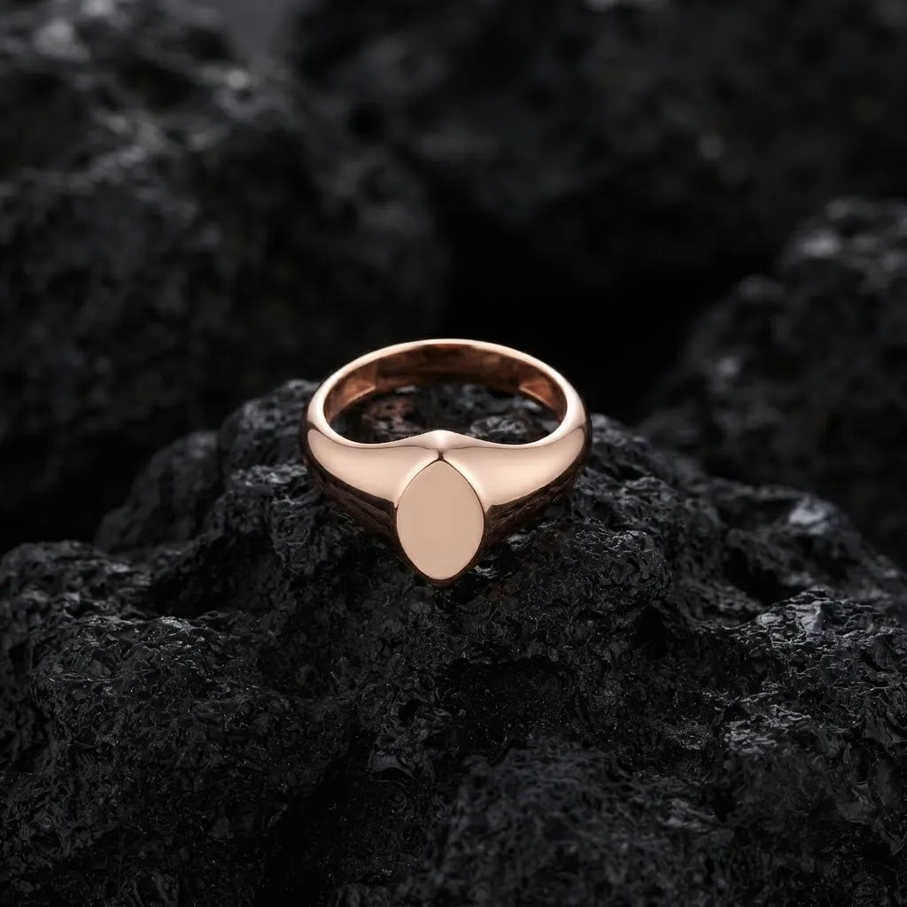 Jewelry Signet Ring v27 S Size 3D print model 3D Print Model .c4d .max .obj .3ds .fbx .stl .blend 