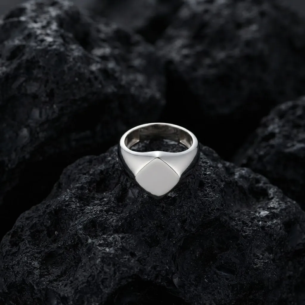 Jewelry Signet Ring v30 M Size 3D print model 3D Print Model .c4d .max .obj .3ds .fbx .stl .blend