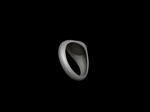Jewelry Ring v1 L Size 3D print model 3D Print Model