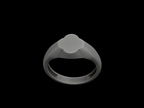 Jewelry Ring v2 L Size 3D print model 3D Print Model