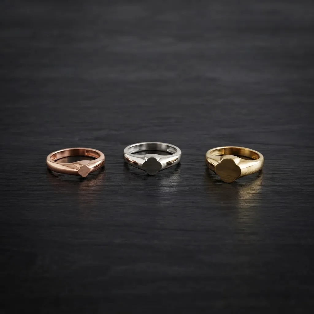 Jewelry Ring v2 S M L Sizes Pack 3D Print Model .c4d .max .obj .3ds .fbx .stl .blend 