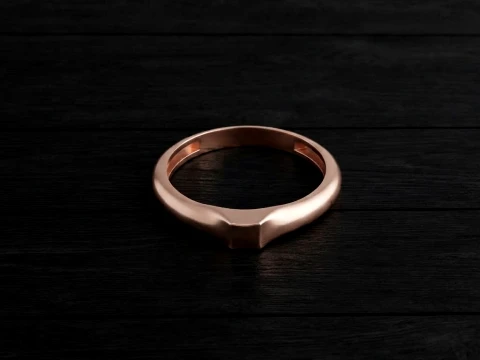 Jewelry Ring v3 S Size 3D print model 3Dプリントモデル