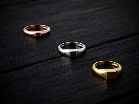 Jewelry Ring v3 S M L Sizes Pack 3Dプリントモデル