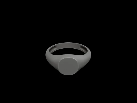 Jewelry Ring v4 L Size 3D print model 3D Print Model