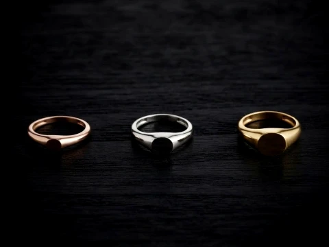 Jewelry Ring v4 S M L Sizes Pack Modello di stampa 3D