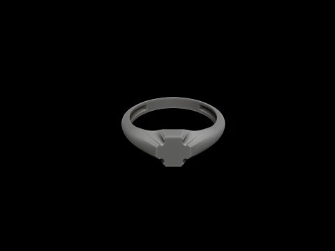 Jewelry Ring v5 M Size 3D print model 3D Print Model