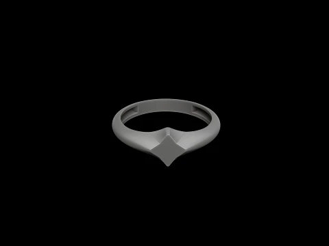 Jewelry Ring v6 M Size 3D print model 3D Print Model