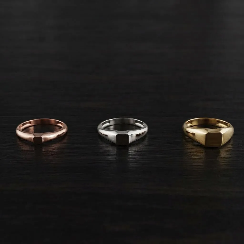 Jewelry Ring v8 S M L Sizes Pack 3D Print Model .c4d .max .obj .3ds .fbx .stl .blend 