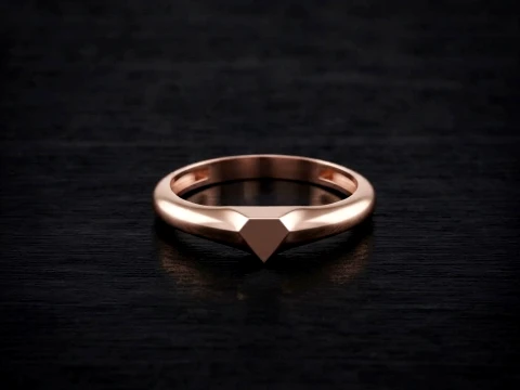 Jewelry Ring v12 S Size 3D print model 3D Print Model