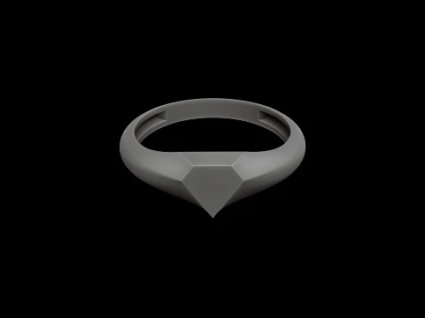 Jewelry Ring v12 M Size 3D print model 3D Print Model