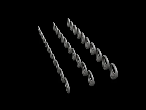 Jewelry Ring v12 S M L Sizes Pack 3D Print Model
