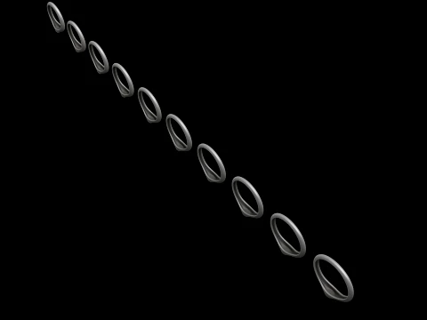Jewelry Ring v13 S Size 3D print model 3D Print Model