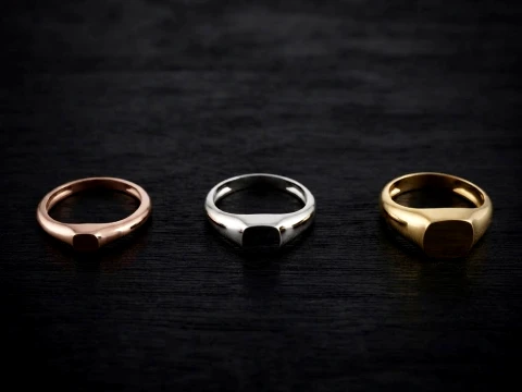 Jewelry Ring v13 S M L Sizes Pack 3D Print Model