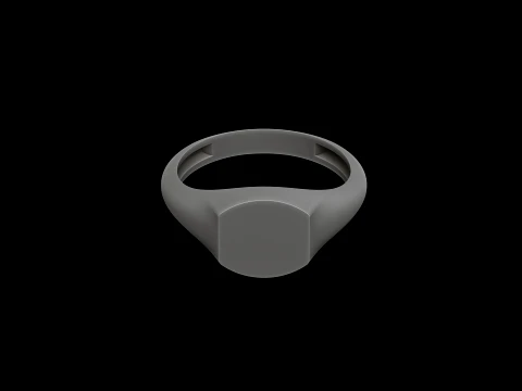 Jewelry Ring v14 L Size 3D print model 3D Print Model