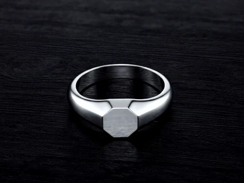 Jewelry Ring v15 M Size 3D print model Modelo de Impressão 3D