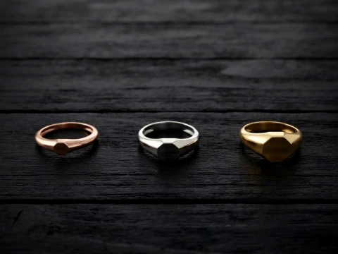 Jewelry Ring v15 S M L Sizes Pack Modelo de Impressão 3D