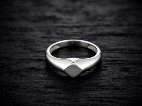 Jewelry Ring v17 M Size 3D print model 3D Принт Модель