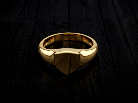 Jewelry Ring v18 L Size 3D print model 3D Принт Модель