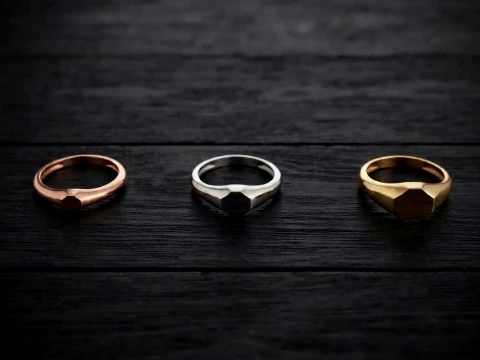 Jewelry Ring v19 S M L Sizes Pack 3D printmodel
