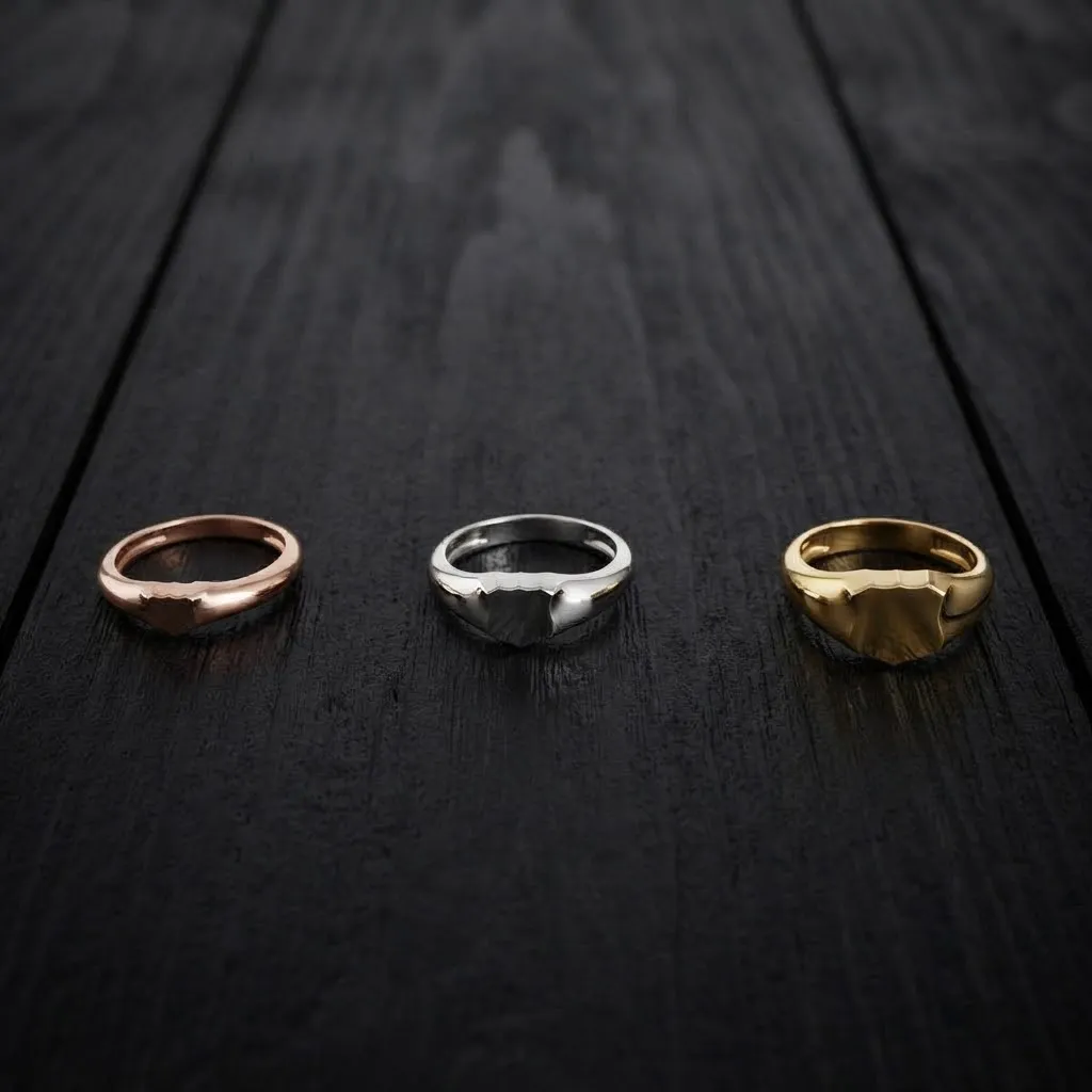 Jewelry Ring v20 S M L Sizes Pack 3D Print Model .c4d .max .obj .3ds .fbx .stl .blend 