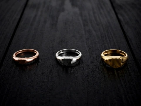 Jewelry Ring v20 S M L Sizes Pack Modello di stampa 3D