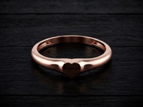 Jewelry Ring v21 S Size 3D print model 3D 打印模型
