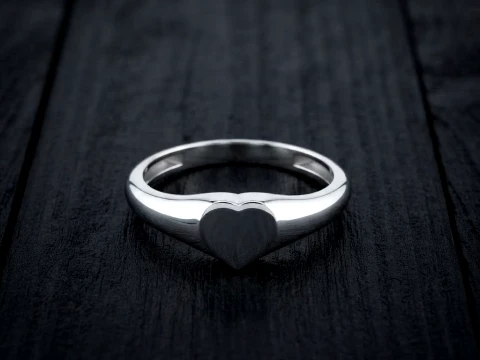 Jewelry Ring v21 M Size 3D print model 3D 打印模型