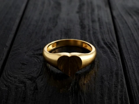 Jewelry Ring v21 L Size 3D print model 3D 打印模型