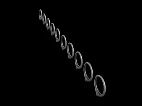 Jewelry Ring v22 S Size 3D print model 3D Print Model