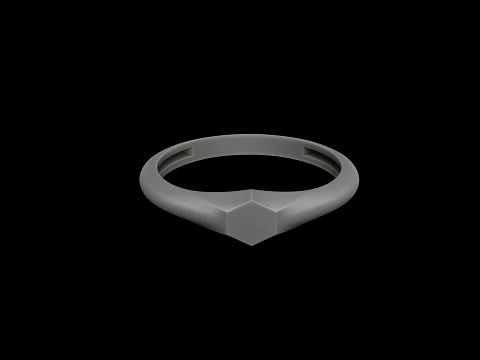 Jewelry Ring v22 S Size 3D print model 3D Print Model
