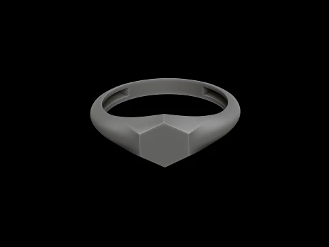 Jewelry Ring v22 M Size 3D print model 3D Print Model