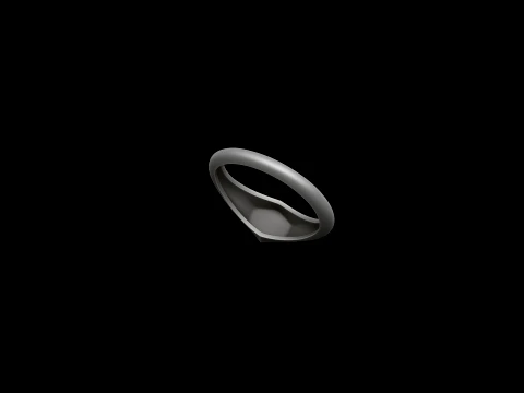 Jewelry Ring v22 M Size 3D print model 3D Print Model