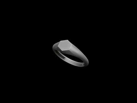 Jewelry Ring v22 M Size 3D print model 3D Print Model