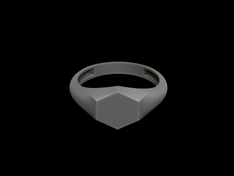 Jewelry Ring v22 L Size 3D print model 3D Print Model
