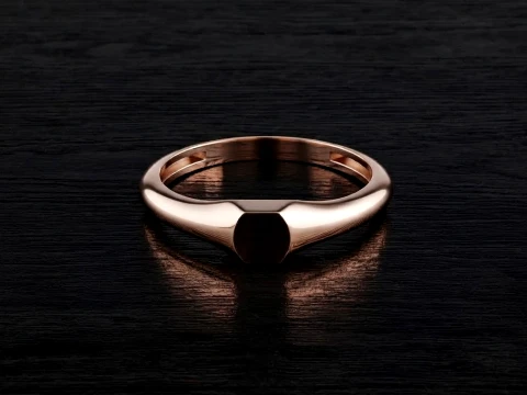Jewelry Ring v23 S Size 3D print model 3D Print Model