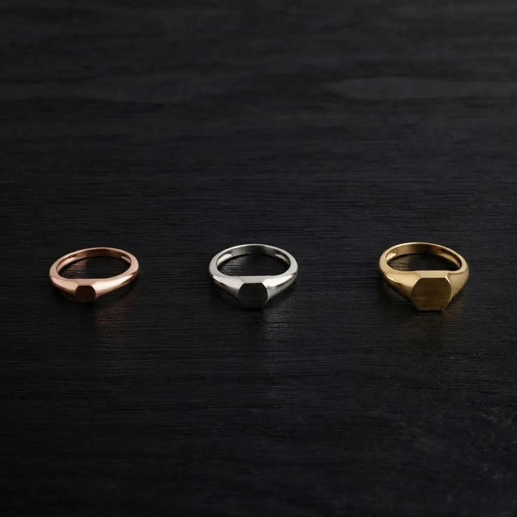 Jewelry Ring v23 S M L Sizes Pack 3D Print Model .c4d .max .obj .3ds .fbx .stl .blend 