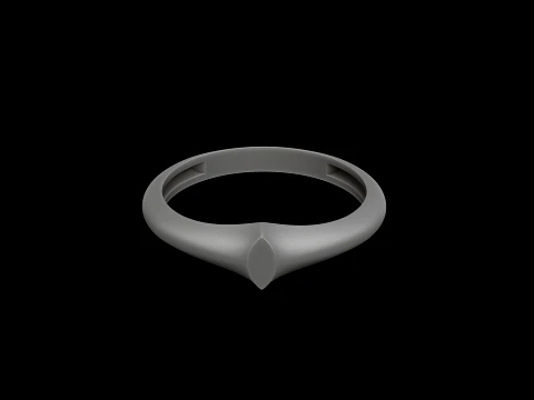 Jewelry Ring v24 S Size 3D print model 3D Print Model