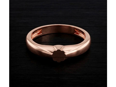 Jewelry Ring v25 S Size 3D print model 3D Baskı Modeli