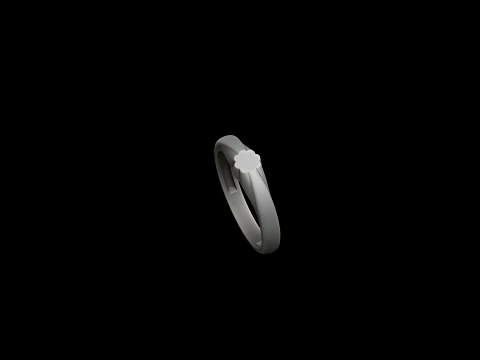 Jewelry Ring v25 S Size 3D print model 3D Print Model
