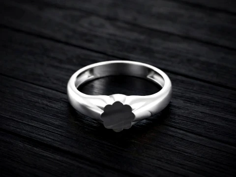 Jewelry Ring v25 M Size 3D print model 3D 프린트 모델