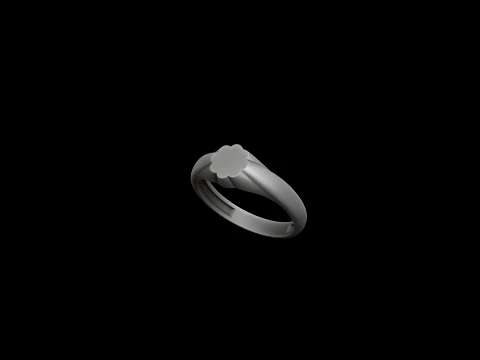 Jewelry Ring v25 M Size 3D print model 3D Print Model