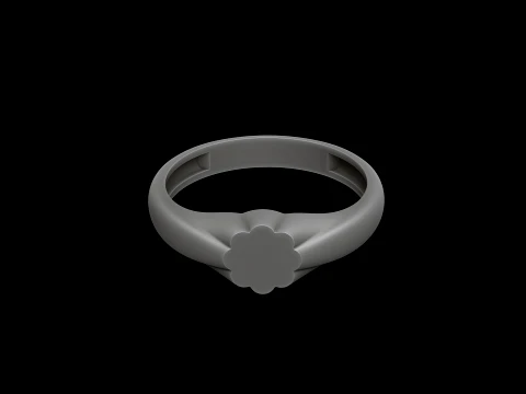 Jewelry Ring v25 M Size 3D print model 3D Print Model