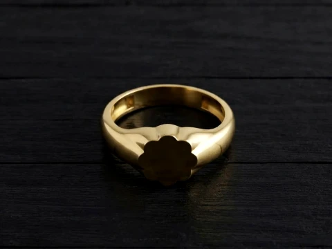 Jewelry Ring v25 L Size 3D print model Modèles 3D en vedette